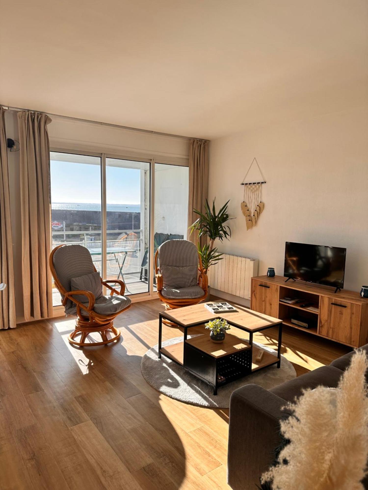 Appartement Vue Sur Mer, A Deux Pas De La Plage Port-Haliguen Extérieur photo