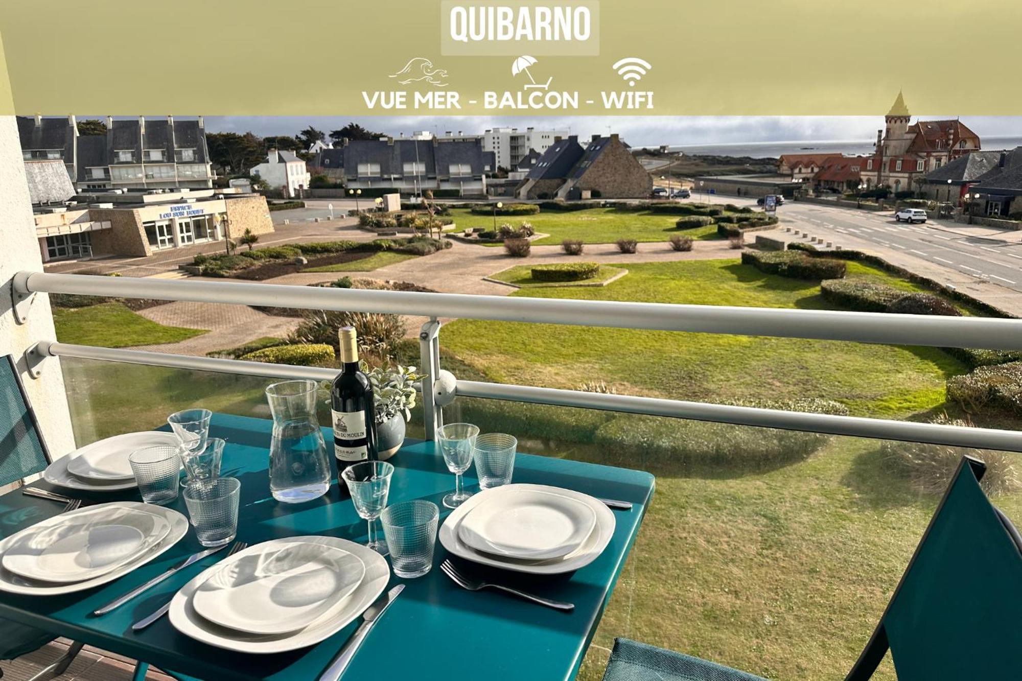 Appartement Vue Sur Mer, A Deux Pas De La Plage Port-Haliguen Extérieur photo
