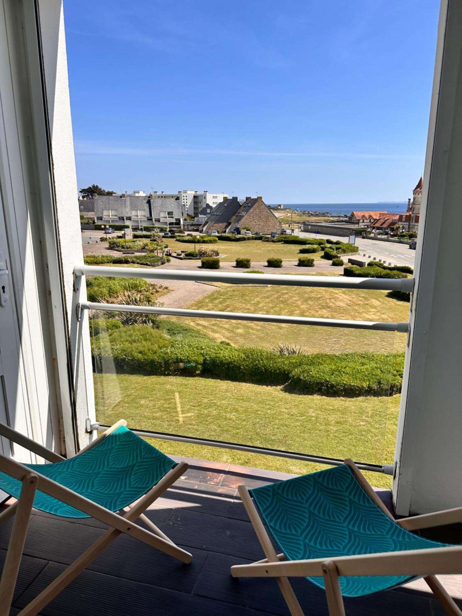 Appartement Vue Sur Mer, A Deux Pas De La Plage Port-Haliguen Extérieur photo