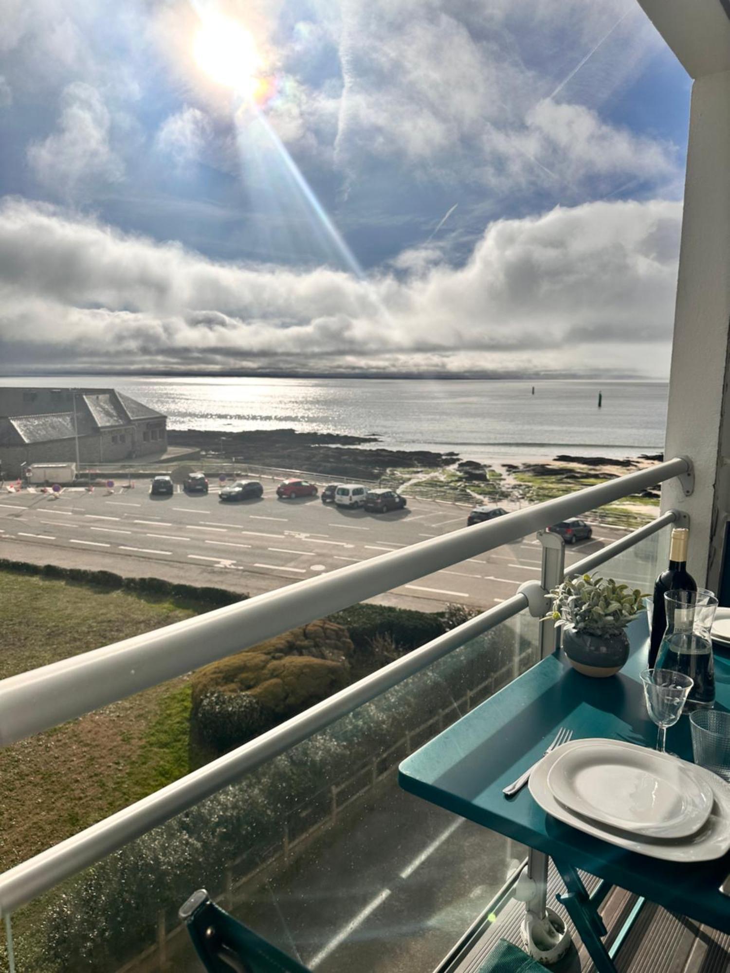 Appartement Vue Sur Mer, A Deux Pas De La Plage Port-Haliguen Extérieur photo